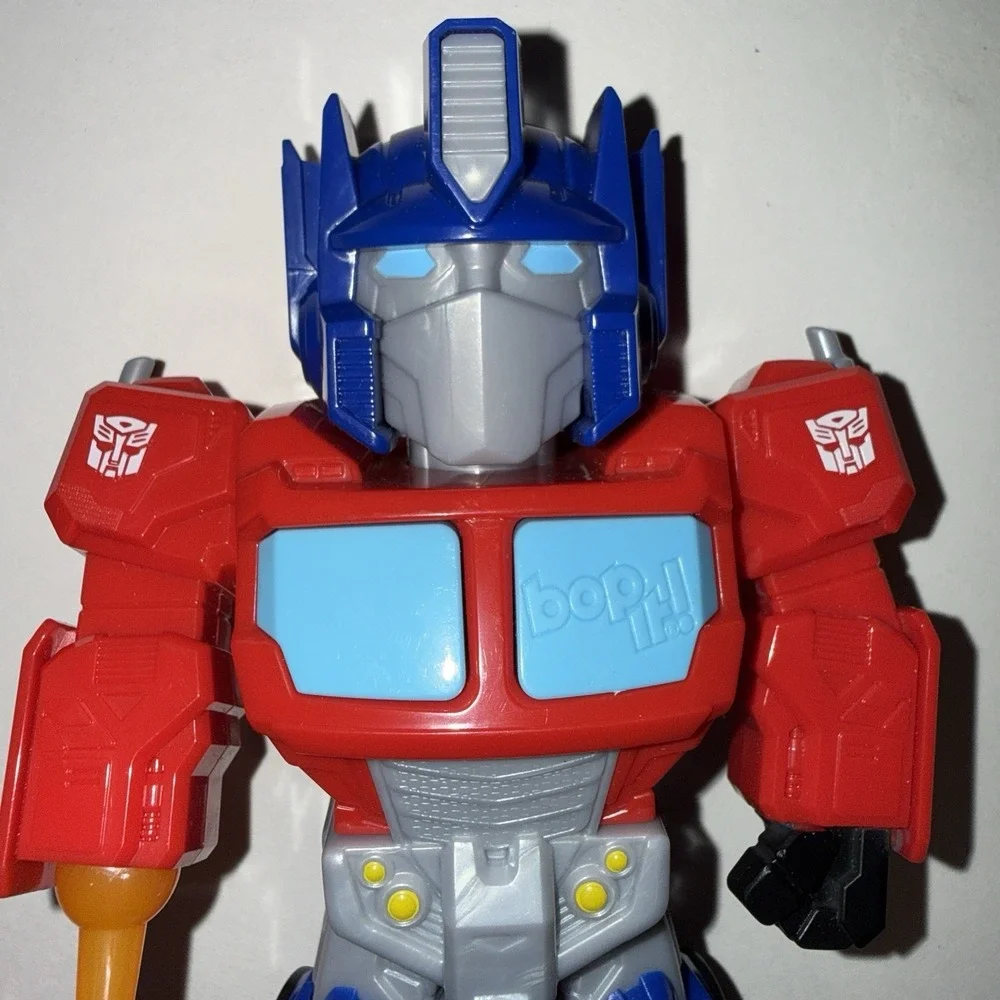 Hasbro Transformers Optimus Prime Bop It! Handheld Electronic Game 2024 - Works!